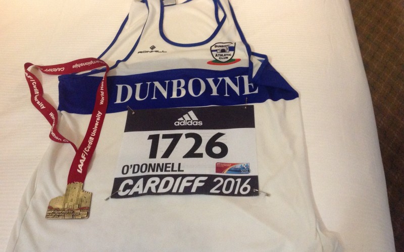 Paul O’Donnell at the Cardiff Half Marathon, 26/3/16