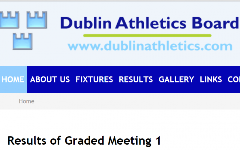Dublin Graded Meet, 20th April 2016