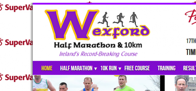 Dougie and Peter in action at the Wexford Half Marathon, Sunday April 17th 2016