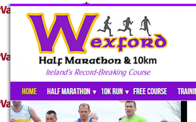 Dougie and Peter in action at the Wexford Half Marathon, Sunday April 17th 2016