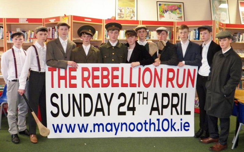 Seniors in action at The Rebellion Run, Sunday 24th April 2016