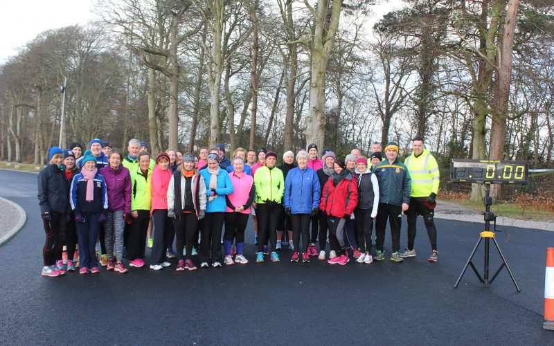Couch to 5K smashing the 2.5K challenge at Dunboyne AC Track, Saturday 28th January 2016