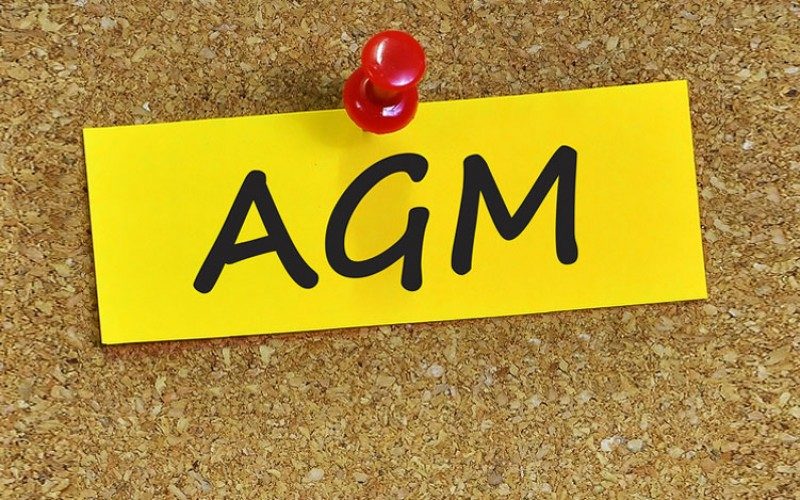 AGM Notice: January 26th