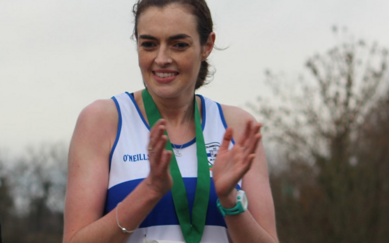 Laura Buckley in action at the National Intermediate T&F Championships, Tuam, 22nd January 2017