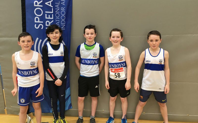 Dunboyne AC and the Leinster Juvenile Indoors Relays