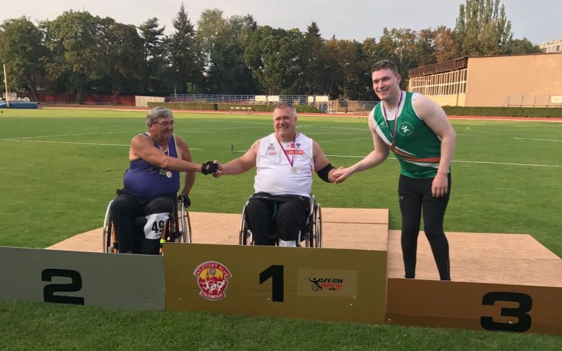 Sean Hughes finished up his season on a high, competing in a paralympic Grand Prix event in the Czech Republic
