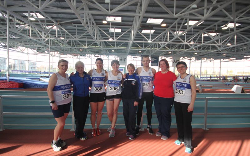 Top class performances for Dunboyne AC at the National Indoor Masters Championships, 10/3/2018