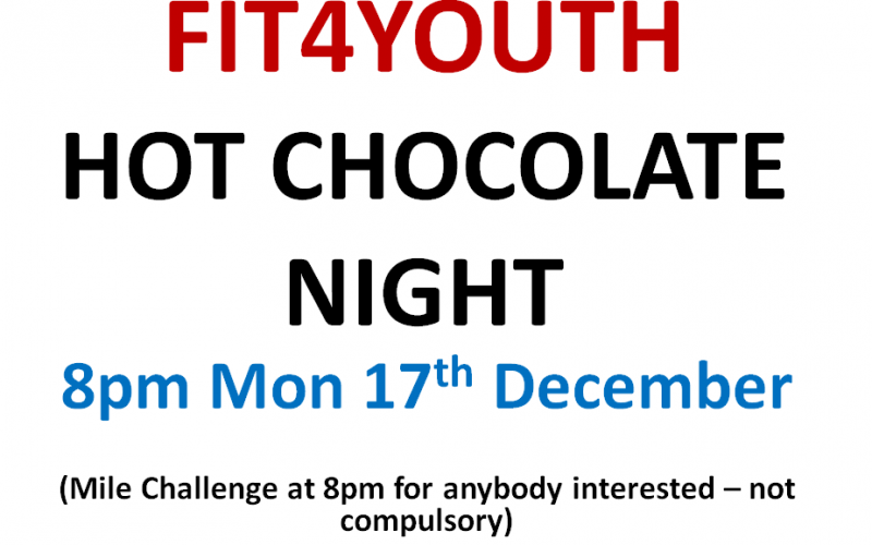 Fit4Youth Hot Chocolate Night