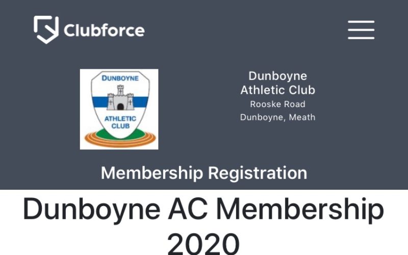 2020 Club Membership Registration Now Live – REGISTER NOW !